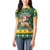 South Africa Christmas Women Polo Shirt Funny Santa Riding Springbok LT05 - Wonder Print Shop