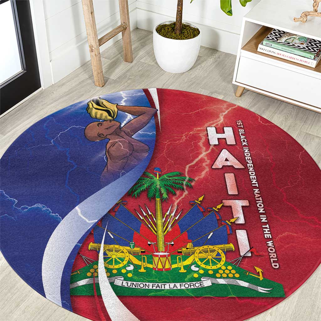 Haiti Independence Day Round Carpet The First Black Independent Nation - Wonder Print Shop