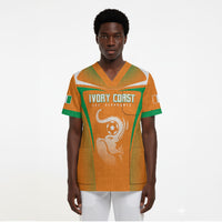 Custom Ivory Coast Football 2026 Scrub Top Go Les Elephants