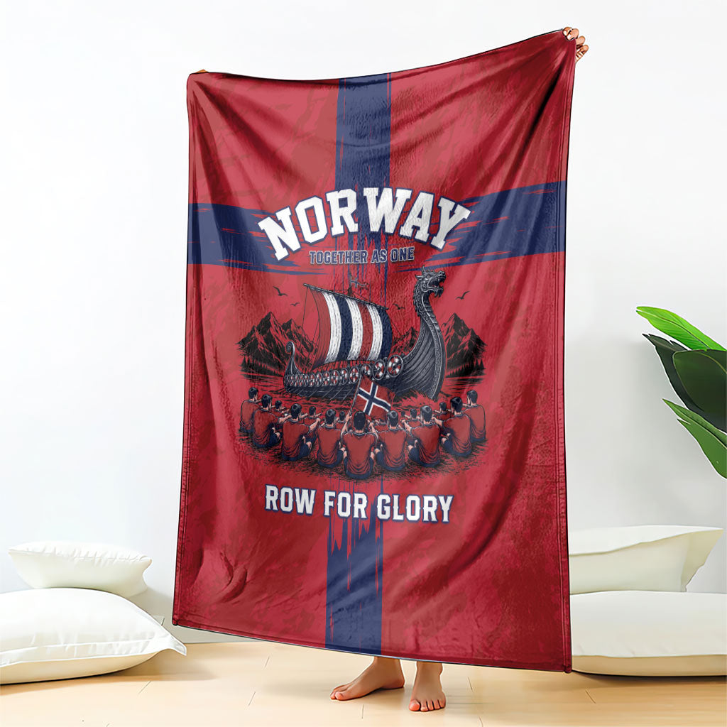 Norge Football 2026 Blanket Row For Glory