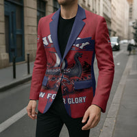 Custom Norge Football 2026 Blazer Row For Glory