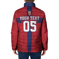 Custom Norge Football 2026 Padded Jacket Row For Glory