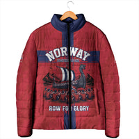 Custom Norge Football 2026 Padded Jacket Row For Glory