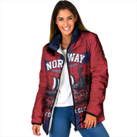 Custom Norge Football 2026 Padded Jacket Row For Glory