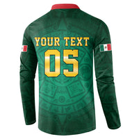 Custom Mexican Soccer 2026 Button Sweatshirt Viva Mexico