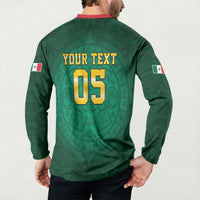 Custom Mexican Soccer 2026 Button Sweatshirt Viva Mexico