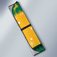 Jamaica Christmas Auto Sun Shade Have Ah Irie Irie Christmas - Wonder Print Shop