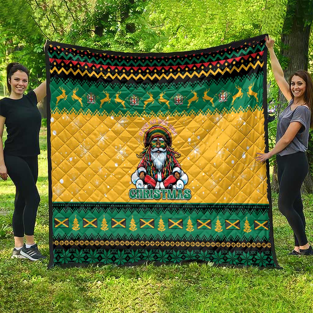Jamaica Christmas Quilt Have Ah Irie Irie Christmas - Wonder Print Shop