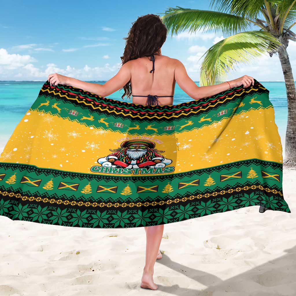 Jamaica Christmas Sarong Have Ah Irie Irie Christmas - Wonder Print Shop