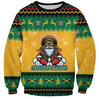 Jamaica Christmas Sweatshirt Have Ah Irie Irie Christmas - Wonder Print Shop