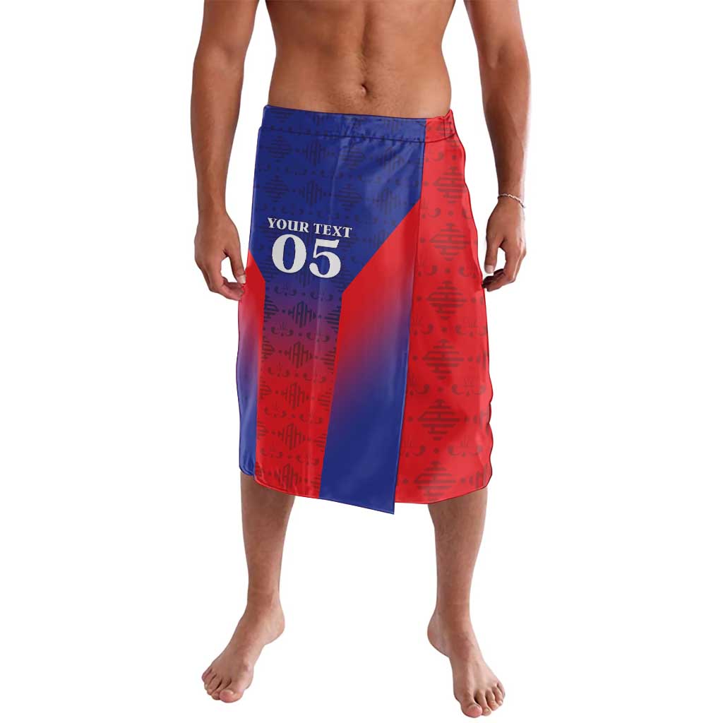 Custom Haiti Football Lavalava Sporty Style - Wonder Print Shop