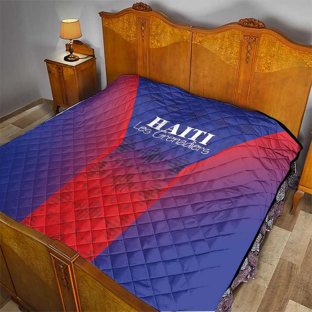 Haiti Football Quilt Sporty Style - Wonder Print Shop
