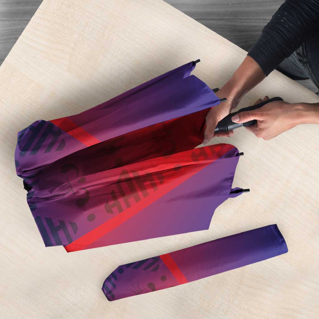 Haiti Football Umbrella Sporty Style - Wonder Print Shop