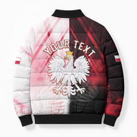 Personalized Poland Crowned Eagle Bomber Puffer Jacket Special Style - Wonder Print Shop