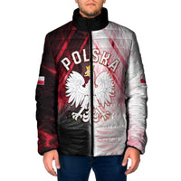 Personalized Poland Crowned Eagle Padded Jacket Special Style - Wonder Print Shop