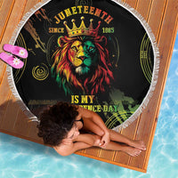 Juneteenth Is My Independence Day Beach Blanket
