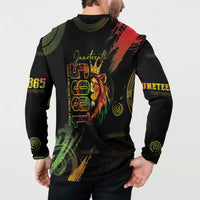 Juneteenth Is My Independence Day Button Sweatshirt