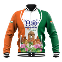 Jai Hind India Baseball Jacket Happy 80th Independence Day