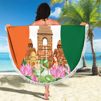 Jai Hind India Beach Blanket Happy 80th Independence Day