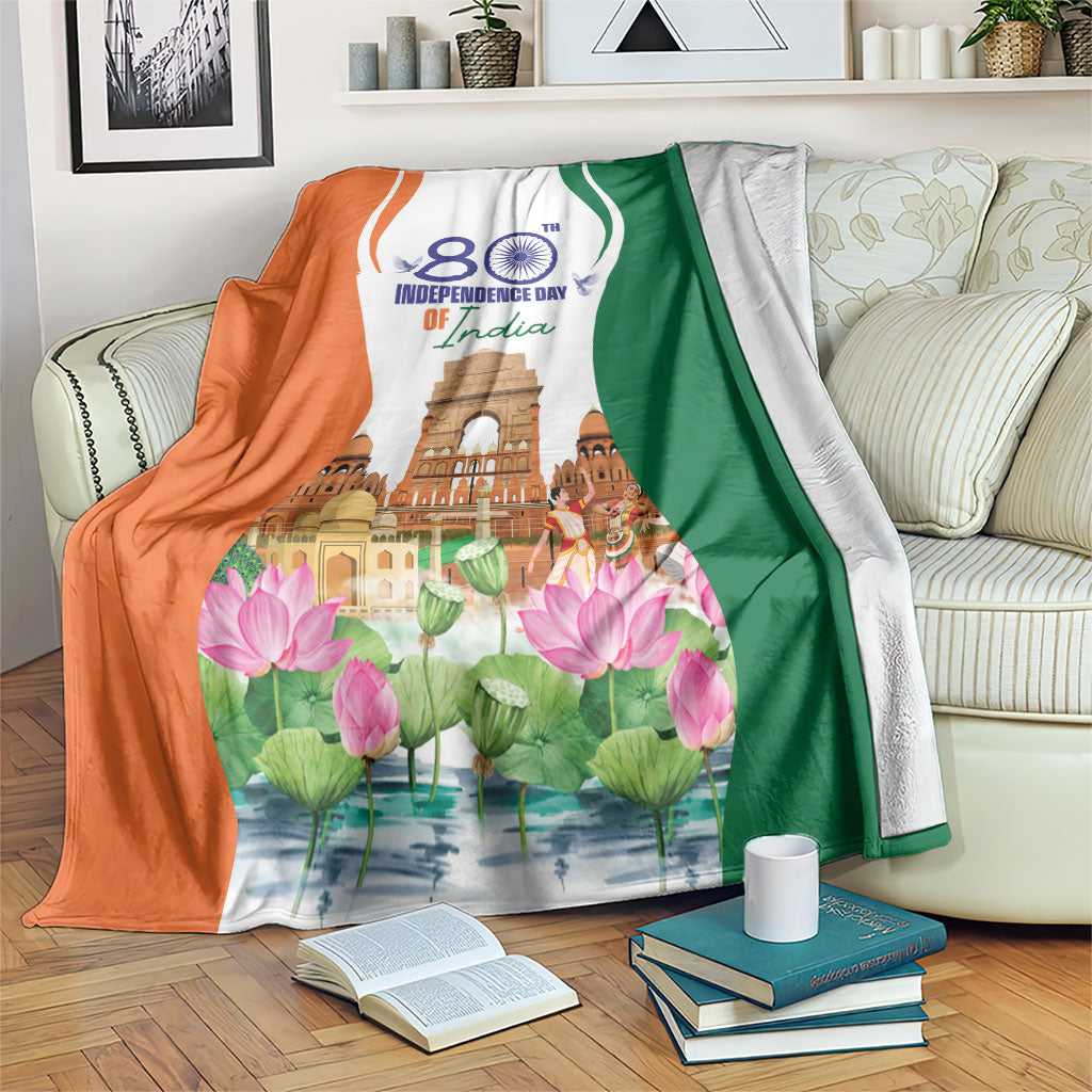 Jai Hind India Blanket Happy 80th Independence Day