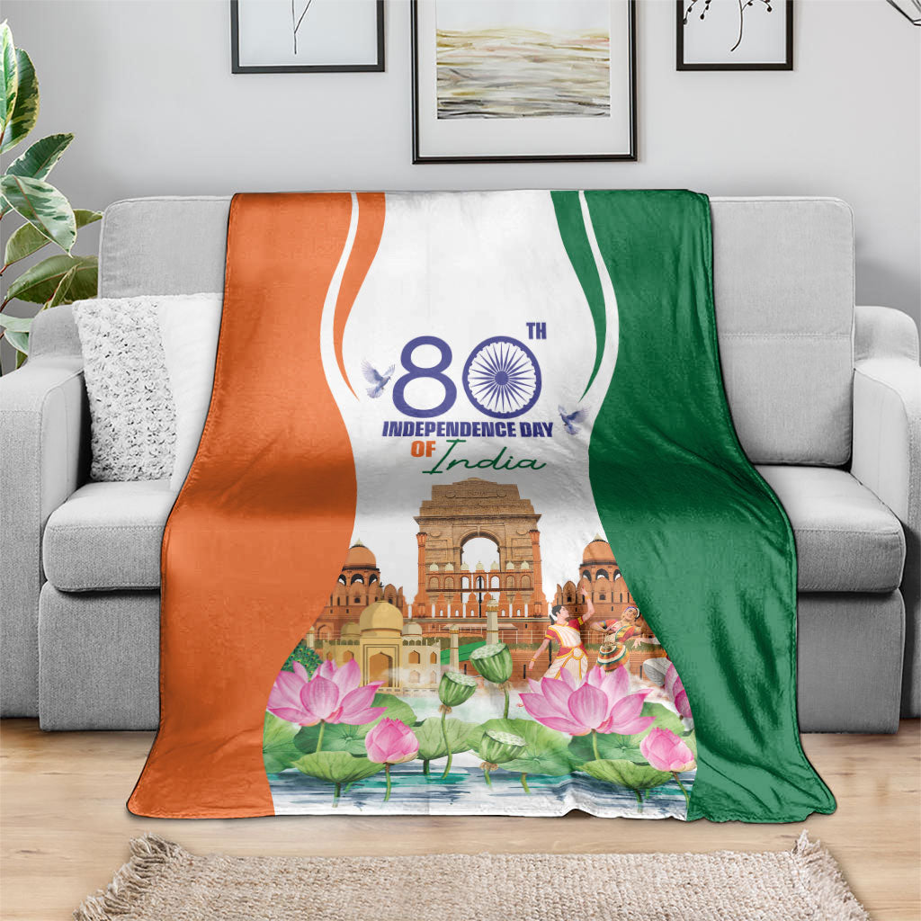 Jai Hind India Blanket Happy 80th Independence Day