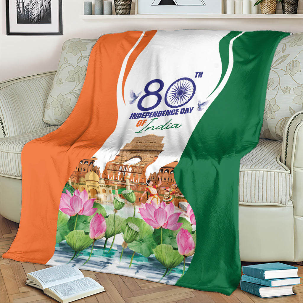 Jai Hind India Blanket Happy 80th Independence Day