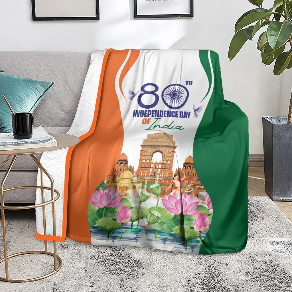 Jai Hind India Blanket Happy 80th Independence Day
