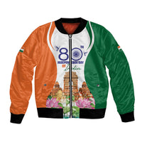 Jai Hind India Bomber Jacket Happy 80th Independence Day