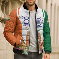 Jai Hind India Bomber Puffer Jacket Happy 80th Independence Day