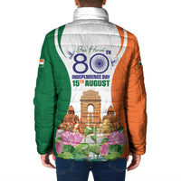 Jai Hind India Padded Jacket Happy 80th Independence Day