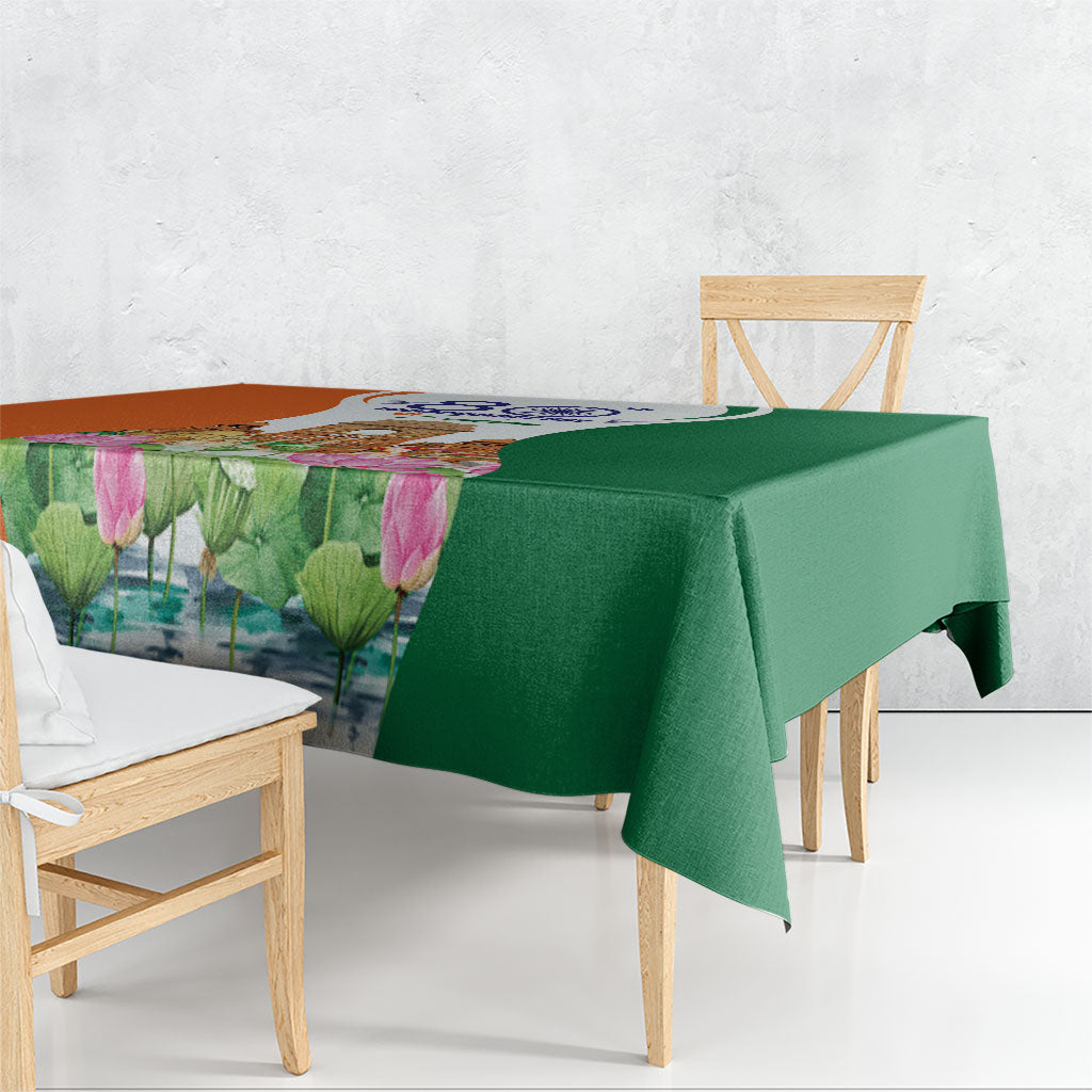 Jai Hind India Tablecloth Happy 80th Independence Day