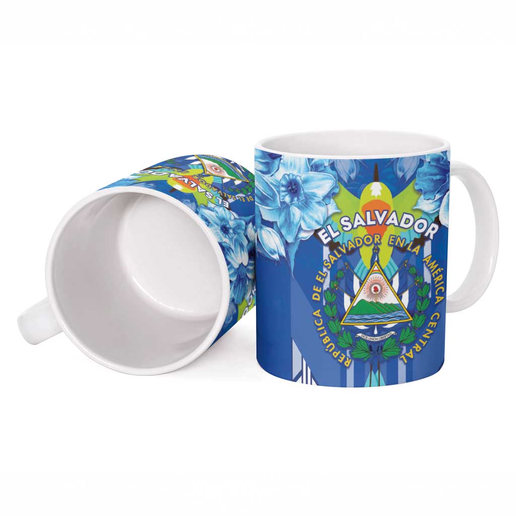Viva El Salvador Ceramic Mug Happy Independence Day - Wonder Print Shop