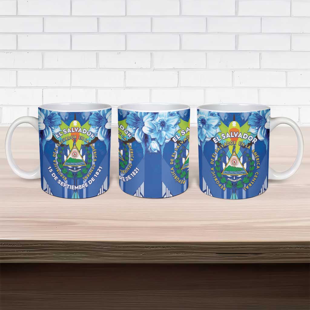 Viva El Salvador Ceramic Mug Happy Independence Day - Wonder Print Shop
