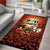 Coquette Pumpkin Halloween Area Rug It's Spooky Season