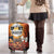 Coquette Pumpkin Halloween Luggage Cover It's Spooky Season