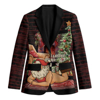 Funny Christmas Blazer Naughty Santa Im Laying On Your Present - Wonder Print Shop