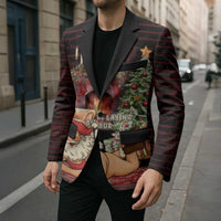 Funny Christmas Blazer Naughty Santa Im Laying On Your Present - Wonder Print Shop