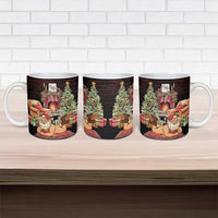 Funny Christmas Ceramic Mug Naughty Santa Im Laying On Your Present - Wonder Print Shop