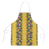 Aloha Hawaii Mardi Gras Apron Gold Style
