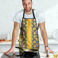 Aloha Hawaii Mardi Gras Apron Gold Style