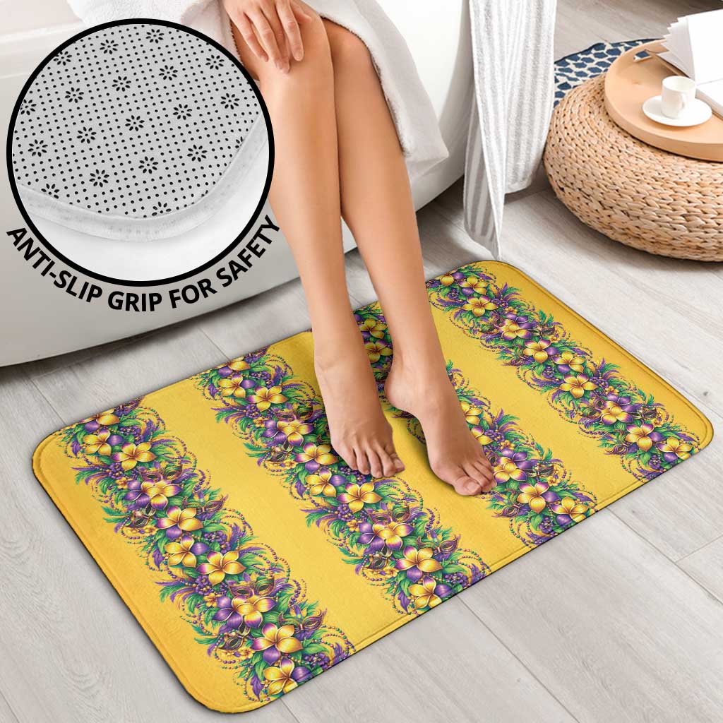 Aloha Hawaii Mardi Gras Bathroom Set Gold Style