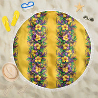 Aloha Hawaii Mardi Gras Beach Blanket Gold Style