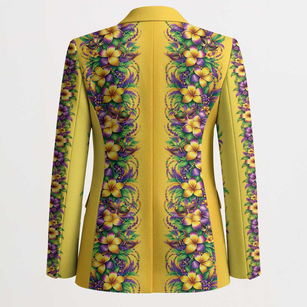 Aloha Hawaii Mardi Gras Blazer Gold Style