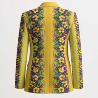Aloha Hawaii Mardi Gras Blazer Gold Style