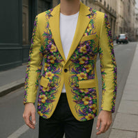Aloha Hawaii Mardi Gras Blazer Gold Style