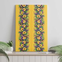 Aloha Hawaii Mardi Gras Canvas Wall Art Gold Style