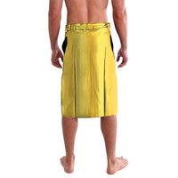 Aloha Hawaii Mardi Gras Lavalava Gold Style
