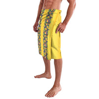 Aloha Hawaii Mardi Gras Lavalava Gold Style