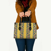 Aloha Hawaii Mardi Gras Leather Bag Gold Style