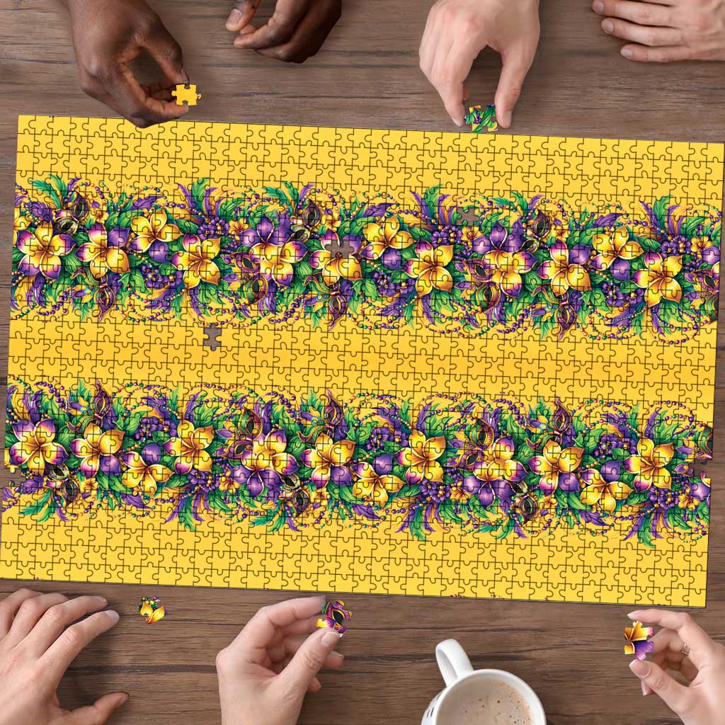 Aloha Hawaii Mardi Gras Puzzle Gold Style